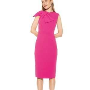 NWT Alexia Admor Brigitta Cap Sleeve Sheath Dress Pink Sz XL
